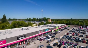 Budowa pawilonu handlowego NPark w Piotrkowie Trybunalskim.